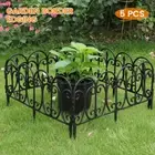 5Pcs Plastic Lawn Border Edge Garden Edging Picket Fencing Set Yard GoDiQ