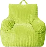 LoKori Bean Bag Chair Cover (Cover Only, No Filler),Washable Lazy Sofa Cover for Adults,Soft Cozy Pocket Floor Chair Cover for Living Room, Bedroom,A,60 x 60 x 60cm