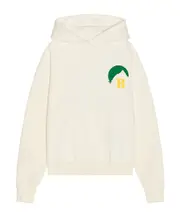 Moonlight cotton hoodie White