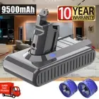9500mAh Sony Battery For Dyson V6 Animal DC58 DC61 SV09 Mattress +2x Post Filter
