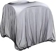 BESPORTBLE Net Mesh Cover for Strollers Carriers and Car Seats Black Mosquito Net for Fits Prams and Buggies Easy Installation Elasticized Edging for