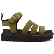 Dr Martens Womens Blaire Platforms Sandals Green