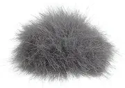 uxcell Furry Microphone Windscreen 5mm x 55mm Mic Cover Windshield for Indoor Outdoor Microphone Light Gray 1 Pack
