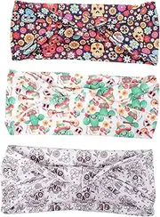 [FRCOLOR] Halloween Skull Hairband Set Stylish and Comfortable Headband for Active Wear