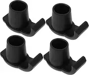 4pcs Walker Foot Pads Accessories for Walker Glides for Folding Walker Low Profile Nylon Ski Glides A Walker for Seniors Head Lifting Machine