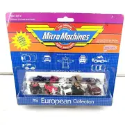 1988 NEW SEALED ON CARD MICRO MACHINES #5 EUROPEAN COLLECTION GALOOB RARE