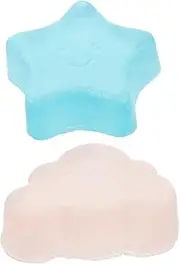 Beavorty 1set Bath Soap Lid Chin Straps Soap Flower Cleansing Soap Cleansing Facial Soap Leak-proof Dispenser Soap Bar Cleansing Soap Makeup Remover Dispenser Wind Clip Chin Straps 2pcs