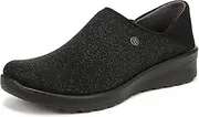 [LifeStride] Women's, Getaway Slip-On, Black Shimmer, 6