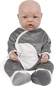 Vollence 17 inch Full Silicone Baby Doll That Look Real,Reborn Baby Doll,Real Baby Doll,Lifelike Baby Dolls - Boy