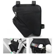 Bicycle Bike Storage Bag Triangle Saddle Frame Adjustable Cycling Pannier Pouch