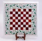 24'' Marble Octagon Chess Table Top with Inlay Art Coffee Table for Home n13