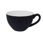 36x Large Cappuccino Cup Black 280mL Bevande Coffee Cups Hot Chocolate