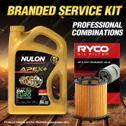 Ryco Oil Filter 5L APX5W30C3 Engine Oil Service Kit for Holden Astra AH
