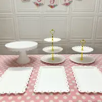 在飛比找樂天市場購物網優惠-蛋糕點心架 生日裝飾甜品台展示架擺件歐式冷餐茶歇擺台塑料蛋糕
