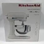 KitchenAid 5.5 qt Bowl-Lift Stand Mixer KSM55SXXXPL Porcelain White