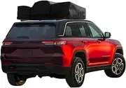 OUTDOOR360 1.4m Travel Cover Roof Top Tent Camper Trailer 4WD Waterproof PVC 600GSM Grey 145 x 124 x 45cm