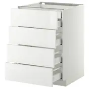 METOD base cb 4 frnts/2 low/3 md drwrs, white Maximera/Ringhult white, 60x60x80 cm