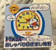 NEW Doraemon Seiko Talking Alarm Clock Bell Sound CQ119L Japan Import セイコー ドラえもん