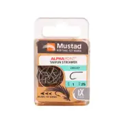 (25) MUSTAD TARPON STREAMER HOOKS. FLY TYING - C68SAP - YOU PICK SIZE. SALTWATER