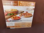 Perfect Pizza & Crisper Pan Copper Chef NIP