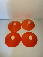 4 Piece Sport Training Orange Cones Football Soccer Field Aids Equipment Team