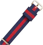 [BeiCheng] CAREG Neway Watchband Compatible With Dw Nylon Watch Band 18mm 20mm Rose Gold Bracelet Buckle Band For Daniel Wellington Watch Strap Men Women Durable (Color : Beige, Size : 22mm)