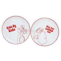 在飛比找momo購物網優惠-【sunart】迪士尼 小姐與流氓 陶瓷餐盤兩件組 Lady
