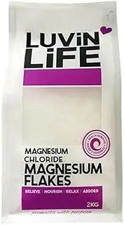 LUVIN LIFE Magnesium Chloride Magnesium Flakes 2 kg, 2.0350000000000001 kilograms