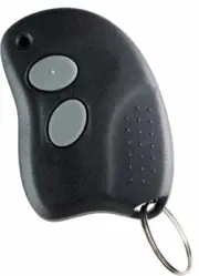 RCS Remotes 433CTG2 433MHz 2 Button Mini Key Chain Remote AM/ASK Up To 500ft