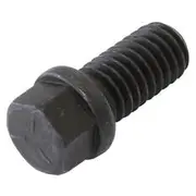 Aeroflow Header Bolts 3/8-16 3/4" UHL Hex Head Black Pack Of 12 - AF37-1000