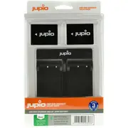 Jupio Fuji NP-W126S Twin Battery + Dual Charger Kit