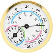 Humidity Monitor Parts Mini Thermometer Hygrometer Aluminum Alloy Ring Plastic Base for Home Office