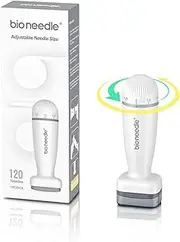 Derma Stamp with 120 Adjustable 2.0mm Titanium Pins, Derma Stamp for Hair, Beard Growth, Microneedling Pen Micro Needle for Face Skin Rejuvenation, Derma Roller Skin Care Beauty Tool for Women Men