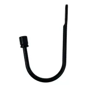 2PK Black U-Shaped Wall Mounted Curtain Hold Backs Stylish Curtain Hooks