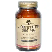 Solgar, L-Ornithine, 500 mg, 100 Veggie Capsules
