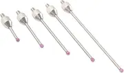 Professional Grade 2mm Carbuncle/Tungsten Steel Head, M2 5 Thread, Micrometer Gauge Probe (Tungsten10mm)