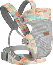 [babypark] 3-in-1 Baby Carrier Newborn to Toddler - Ergonomic(7.5-45lbs),Cozy Baby Carrier，Enhanced Lumbar Support，Easily AdjustableLightweight & Breathable Child Carrier (Geometry)