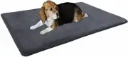 Medium - Large Waterproof Memory Foam Pet Bed Mat Pillow Topper for Dog Crate