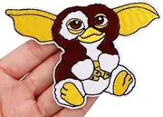 [Pinstant] Gremlins Gremlin Gizmo 80s Classic Comedy Christmas Movie 4.1" Embroidered Iron On Patch for Clothing