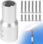 EFUTURETIME Starlink Gen 2 Aluminum Alloy Pipe Adapter Starlink Bracket V2 Tube Adapter for φ 30mm-49mm Mast Reducer Joint Pipe Rod