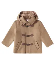 [La Coqueta] La Coqueta Agustin wool-blend coat Y 8 grey