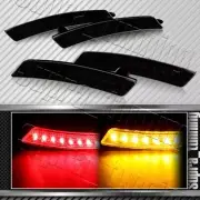 4pcs For 2007-2015 Mini Cooper Amber/Red LED Smoke Front Rear Side Marker Lights (for: Mini)