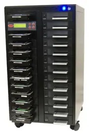 Systor 1:24 SATA 2.5" 3.5" SSD HDD Hard Drive Duplicator & Sanitizer - 18GB/Min