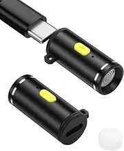 SinLoon Mini Windproof Battery-Free Arc Lighter - USB Rechargeable Design, Portable for Outdoor Camping and Traveling, Available for Airplane Security Check -2Pcs(Black)