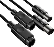 DUEYAGO WiiGamecube Controller Extension Cable for Wii Gamecube GCN - 2pack/6.6ft