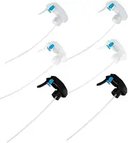 CAXUSD Sprayer Nozzle Set 6pcs Plastic Trigger Sprayer Heads for 24/410 Neck Bottles Leak-Proof for Daily Use