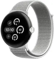[BlackPro] Soft Nylon Band Compatible with Google Pixel Watch/Google Pixel Watch 2 Band with Upgraded Connector for Women Men, Adjustable Solo Loop Sport Strap Replacement Wristband for Google Pixel Smartwatch