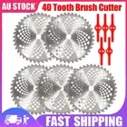 AU 5Pack 10” Carbide Tipped 40T Brush Cutter Blade Whipper Snipper Brushcutter