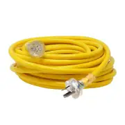 10Amp 15Amp Power Extension Cable Extension Cord Lead Piggyback 240V 3-25M