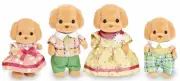 CALICO CRITTERS #CC1735 Toy Poodle Family - New Factory Sealed
